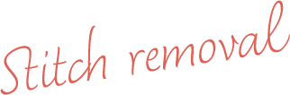 Stitch removal