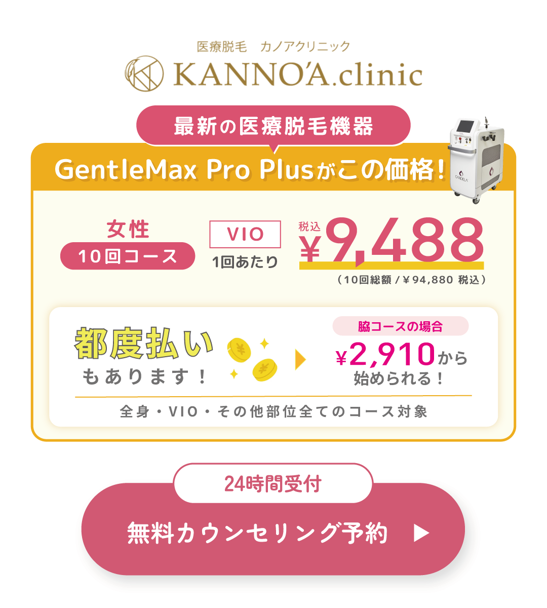 VIO脱毛後はチクチクする？施術後のケアや事前準備についてー福岡・沖縄の医療脱毛ならKANNO'A.clinic(カノアクリニック)
